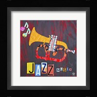 License Plate Art Jazz Series Piano II Fine Art Print