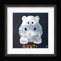 Grunt The Hippo Fine Art Print