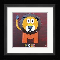 Roar The Lion Framed Print