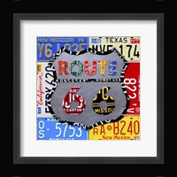 Route 66 Road Sign Fine Art Print