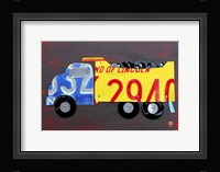 Dump Truck Framed Print