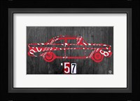 57 Chevy License Plate Art Fine Art Print