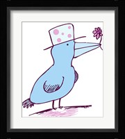 Flower Bird Framed Print