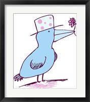 Flower Bird Fine Art Print