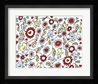 Bird Flowers Fine Art Print