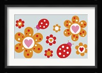 Ladybird Flowers Fine Art Print