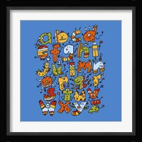 Alphabet Monsters Fine Art Print
