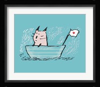 Sweet Sailor Cat Fine Art Print