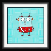 Robot Boy Framed Print