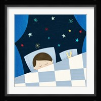 Sweet Dream Boy Framed Print