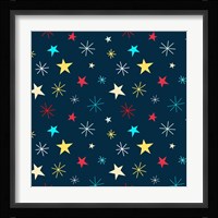 Sweet Stars Pattern Fine Art Print