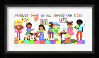 Friends Come In All Shapes And Sizes Fine Art Print