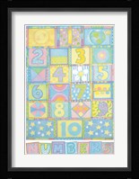 Numbers Framed Print