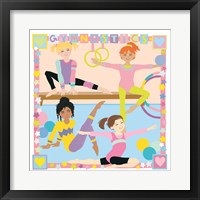 Gymnastics Framed Print