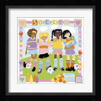 Soccer Framed Print