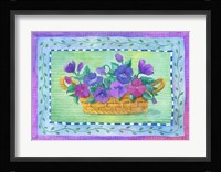 Pansy Basket Fine Art Print