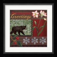 Christmas Lodge II Fine Art Print