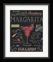 Strawberry Margarita Framed Print