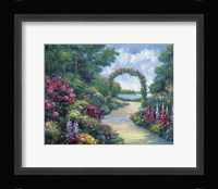 Lakeside Arbor Fine Art Print
