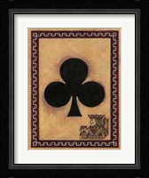 Jack Of Clubs Framed Print