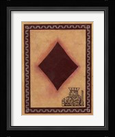 King Of Diamonds Framed Print