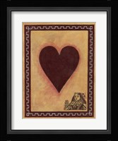 Queen Of Hearts Framed Print