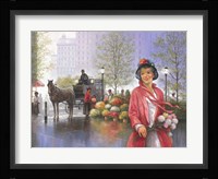 Central Park Flower Market Fine Art Print