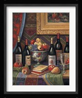 Wine And Floral II Fine Art Print