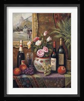 Wine And Floral III Fine Art Print