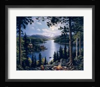 Cabin In The Woods Fine Art Print