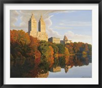 Autumn In Central Park Framed Print