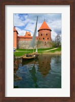 Island Castle by Lake Galve, Trakai, Lithuania I Fine Art Print