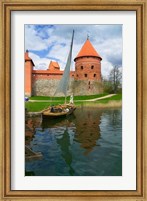 Island Castle by Lake Galve, Trakai, Lithuania I Fine Art Print