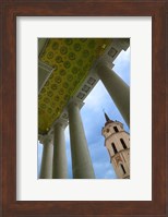Bell Tower of the Cathedral, Vilnius, Lithuania Fine Art Print