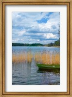 Colorful Canoe by Lake, Trakai, Lithuania II Fine Art Print