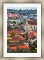 Wall Decorated with Teapot and Cobbled Street in the Old Town, Vilnius, Lithuania I Fine Art Print