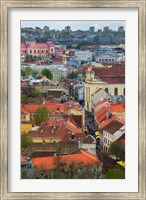 Wall Decorated with Teapot and Cobbled Street in the Old Town, Vilnius, Lithuania I Fine Art Print