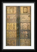 Vilnius University Gate Decorated with Bronze Carving, Vilnius, Lithuania Fine Art Print