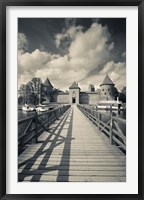 Island Castle by Lake Galve, Trakai, Lithuania IV Fine Art Print