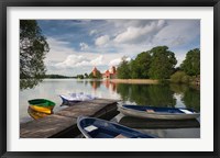 Island Castle by Lake Galve, Trakai, Lithuania VII Fine Art Print