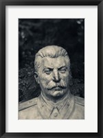 Lithuania, Grutas Park, Statue Joseph Stalin I Fine Art Print