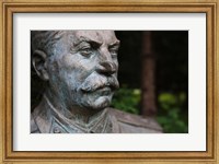 Lithuania, Grutas Park, Statue Joseph Stalin II Fine Art Print