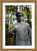 Lithuania, Grutas Park, Statue Joseph Stalin III Fine Art Print