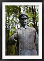 Lithuania, Grutas Park, Statue Joseph Stalin III Fine Art Print