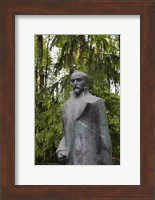 Lithuania, Grutas Park, Statue of Felix Dzezhinsky Fine Art Print