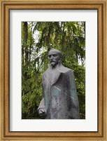 Lithuania, Grutas Park, Statue of Felix Dzezhinsky Fine Art Print