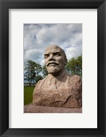 Lithuania, Grutas Park, Statue of Lenin I Fine Art Print