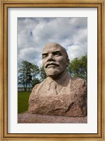 Lithuania, Grutas Park, Statue of Lenin I Fine Art Print