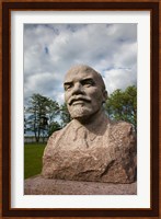 Lithuania, Grutas Park, Statue of Lenin I Fine Art Print