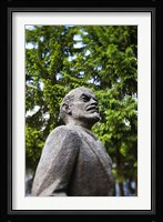 Lithuania, Grutas Park, Statue of Lenin II Framed Print